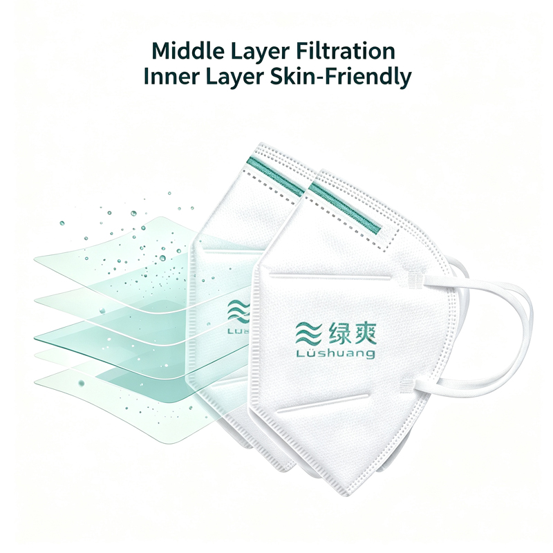 Dust Mask Construction - Masques jetables anti-particules pour adultes, blancs,
