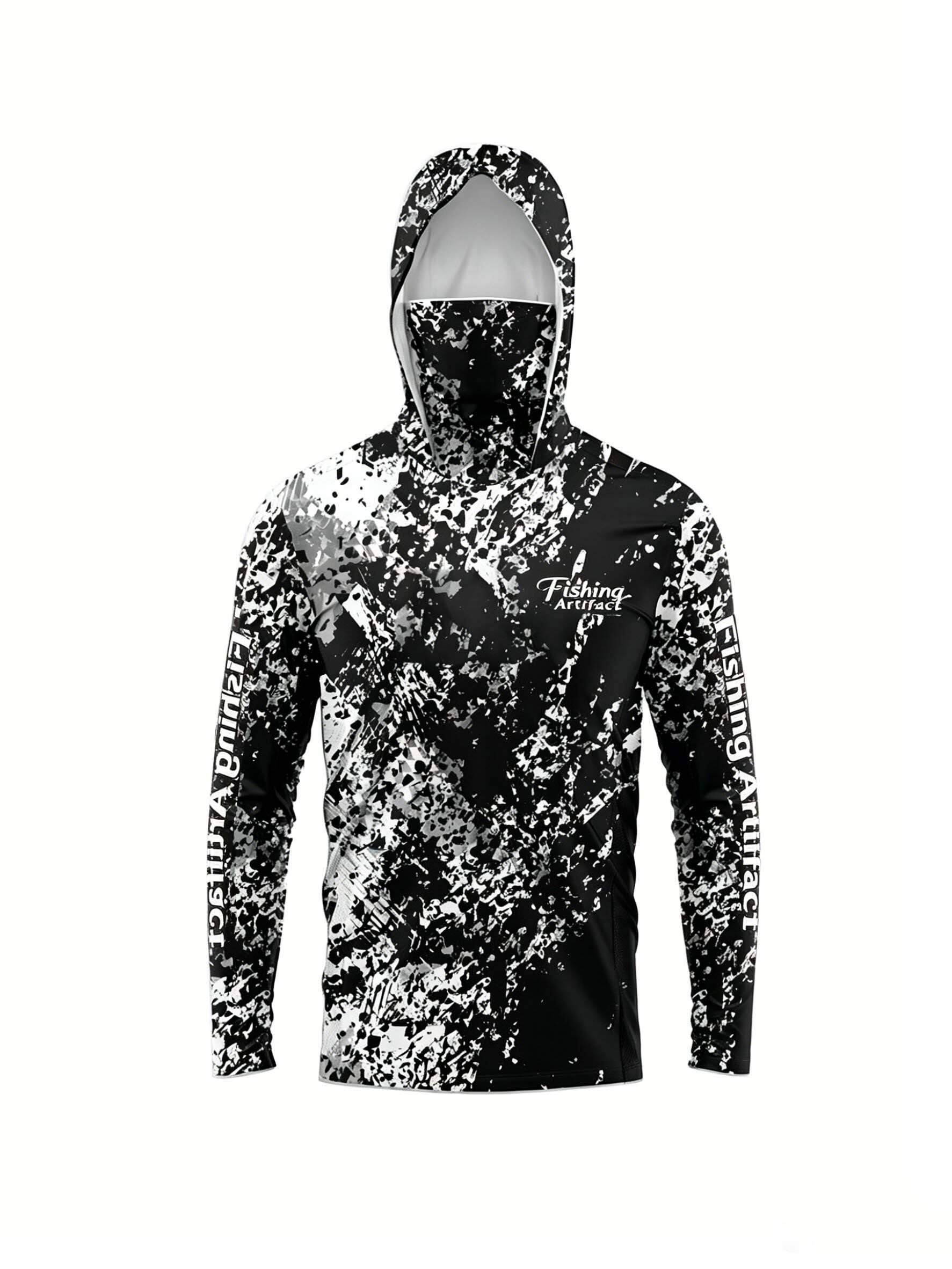 Sports Mask Breathable - Sweat-shirt de pêche pour homme, imprimé