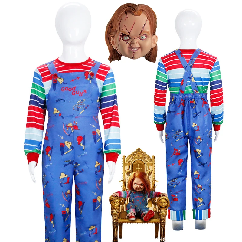 Kids Face Mask - Costume de Cosplay Chucky pour enfants