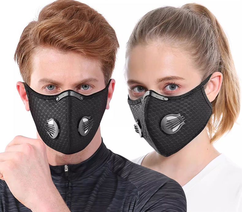 Dust Mask Construction - Masque de cyclisme sportif lavable et