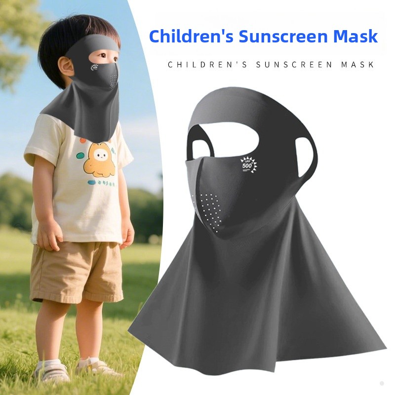 Kids Face Mask - Masque facial de protection solaire d'été,