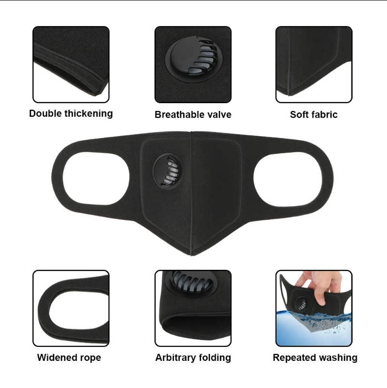 Masque buccal lavable et réuti - Pm2.5 Filter Insert avis et prix
