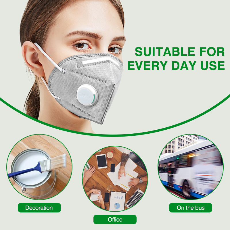 Masques POWECOM KN95, masque K - Kn95 Respirator Mask avis et prix